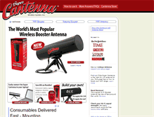 Tablet Screenshot of cantenna.com